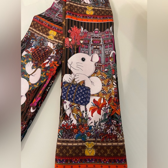 NEW Louis Vuitton Silk Vuittonite Bandeau - Picture 4 of 6